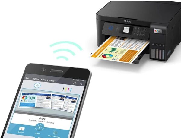 Epson, Multifuncional, Ecotank L4260 - Tanque de Tinta Colorida, Wi-Fi Direct, Frente e Verso Automático, Bivolt - Imagem 4